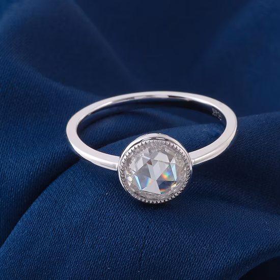 Обручальные кольца с муассанитом из настоящего белого золота 14 карат, 7,5 мм, 1,5 карата, серого цвета, обручальные кольца с муассанитом розовой огранки для женщин, обручальное кольцо